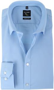 OLYMP No. Six Super slim fit zakelijk overhemd van popeline