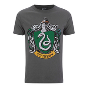 Harry Potter Herren Slytherin Shield T-Shirt - Grau  Grau