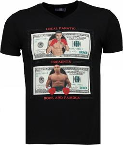 Local Fanatic T-shirt Korte Mouw  Golden Boy vs Iron Mike - T-shirt