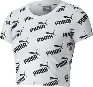 Puma cropped T-shirt wit