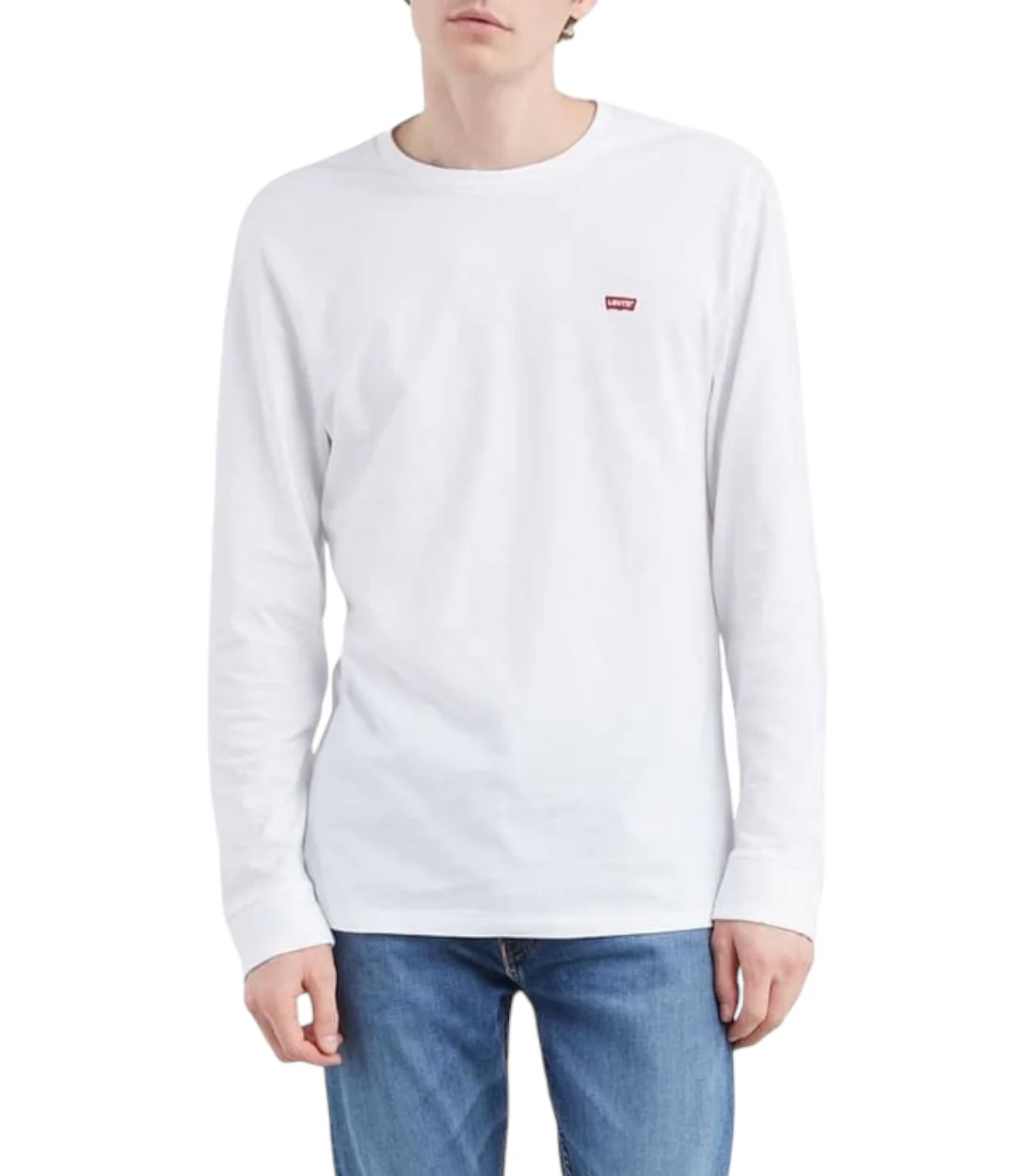 Levi's Original longsleeve van katoen met logopatch