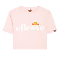 ellesse Alberta Crop T-Shirt Women rosa/weiss Größe XS