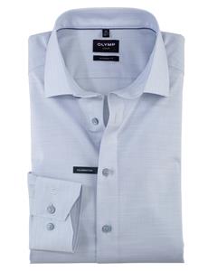 Olymp Luxor modern fit overhemd met lange mouwen blauw