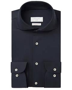 Profuomo Slim fit overhemd in katoenblend