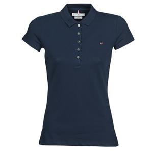 TOMMY HILFIGER Poloshirt »HERITAGE SHORT SLEEVE SLIM POLO« mit Tommy Hilfiger Logo-Flag auf der Brust