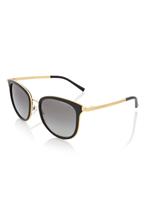 Michael Kors Sonnenbrille "MK 1010 Adrianna I", zweifarbiges Design, runde Gläser, schwarz-gold
