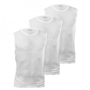 GripGrab - Ultralight Sleeveless Mesh Baselayer 3-Pack - Sportshirt, grijs/wit