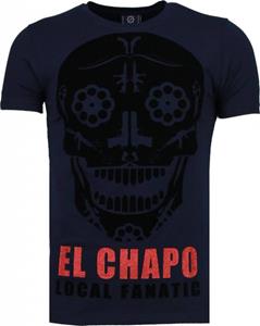 Local Fanatic T-shirt Korte Mouw  El Chapo - Flockprint T-shirt -