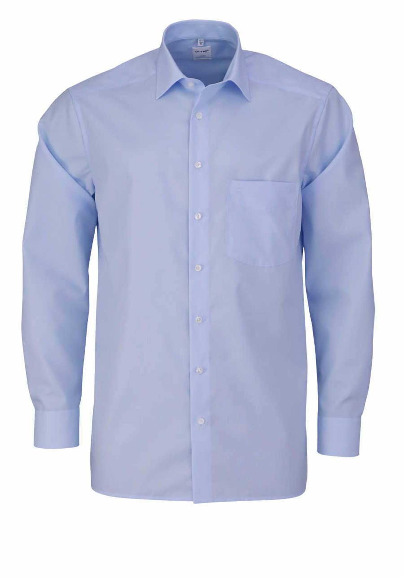 Olymp Langarmhemd Luxor, Blau