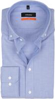 Seidensticker Businesshemd "Slim", Langarm, Button-Down-Kragen, für Herren, 13 BLAU