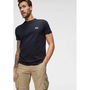 Alpha Industries Shirt met ronde hals BASIC T SMALL LOGO