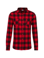 urbanclassics Urban Classics Männer Hemd Checked Flanell in schwarz