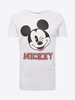 Merchcode T-Shirt MICKEY COLLEGE TEE MC419 White