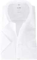 Olymp Luxor Shirt Comfort Fit Wit Korte Mouw