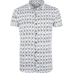 Dstrezzed SS Overhemd Wit Print