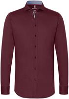 Desoto Overhemd Strijkvrij Bordeaux 301