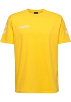 hummel hmlGO Baumwoll T-Shirt kurzarm sports yellow