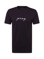 mistertee Mister Tee Pray EMB Tee schwarz/weiss Größe XXL