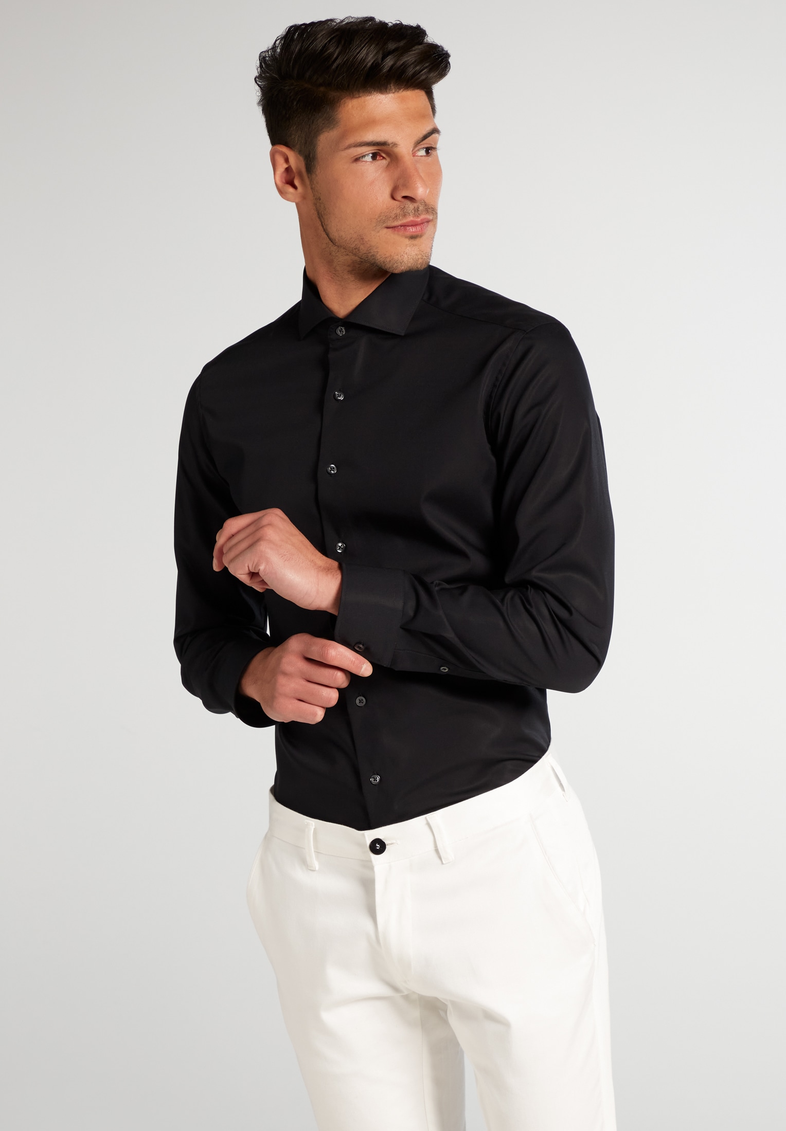 Eterna Langarm Hemd SLIM FIT