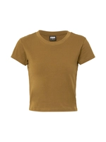 urbanclassics Urban Classics T-Shirt LADIES STRETCH JERSEY CROPPED TEE TB2754 Grün Summerolive