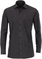 Casa Moda Herren Businesshemd uni Modern Fit, Grauschwarz