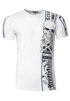 Rusty Neal Herren T-Shirt im verwaschenen Look, Weiß