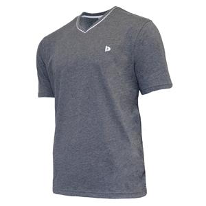 donnay Heren - T-Shirt Jason - Donkergrijs gemêleerd