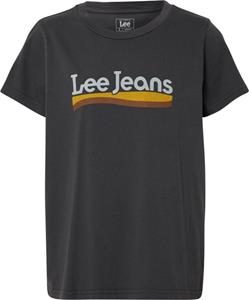 Lee T-shirt in zwart voor Dames