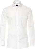 Casa Moda Herren Businesshemden uni Comfort Fit, Weiß