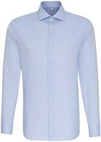 seidensticker Heren Overhemd Lichtblauw Oxford Spread Kent Tailored Fit