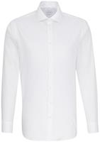 seidensticker Heren Overhemd Wit Oxford Spread Kent Tailored Fit