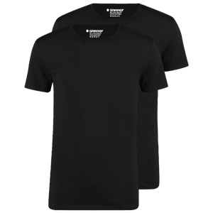 Garage Basic T-shirts 2-pack Bio Cotton Bodyfit Zwart 