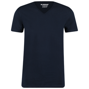 Garage Basic T-shirts 2-pack V-hals Bio Cotton Bodyfit Navy 