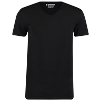 Garage Basic T-shirts 2-pack V-hals Bio Cotton Bodyfit Zwart 
