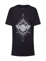 mistertee Mister Tee Frauen T-Shirt Moth in schwarz