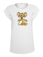 Merchcode Ladies Tom & Jerry Mouse Tee MC122 White