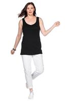 Sheego Tanktop fein gerippte Shirtware