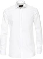 Casa Moda Herren Businesshemd uni Comfort Fit, Weiß