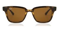 Ray-Ban RB4323 Zonnebril - Vierkant Havana - Glazen met sterkte beschikbaar