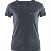Fjällräven Damen Fjällräven Logo T-Shirt Blau)