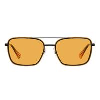 Polaroid Sonnenbrille 6115/s Mens Cat.3 Wayfarer Rvs Gelb/orange