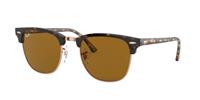 Ray-Ban Clubmaster RB3016 Zonnebril - Vierkant Havana - Glazen met sterkte beschikbaar