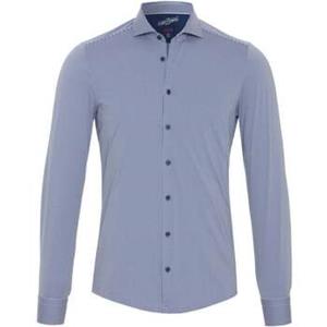 Overhemd Lange Mouw Pure H.Tico The Functional Shirt Strepen Navy