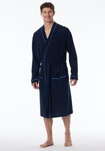 Schiesser Badjas marineblauw - Roger Moore 