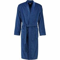 Cawö Herren Bademantel Kimono 3714 - Farbe: saphir - 166 