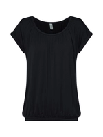 soyaconcept Kurzarmshirt "SC-MARICA 4", mit Raffung am Ausschnitt