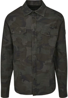 Brandit Hemd SLIM WORKER SHIRT BD4005 Olive Camo