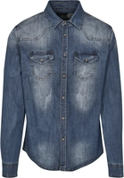 Brandit Hemd RILEY DENIM SHIRT BD4020 Blue Washed