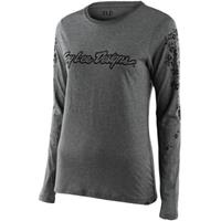 Troy Lee Designs Women's Signature Floral Tee  - Grau