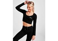 sixthjune Sixth June Frauen Top Ribbed Crop in schwarz